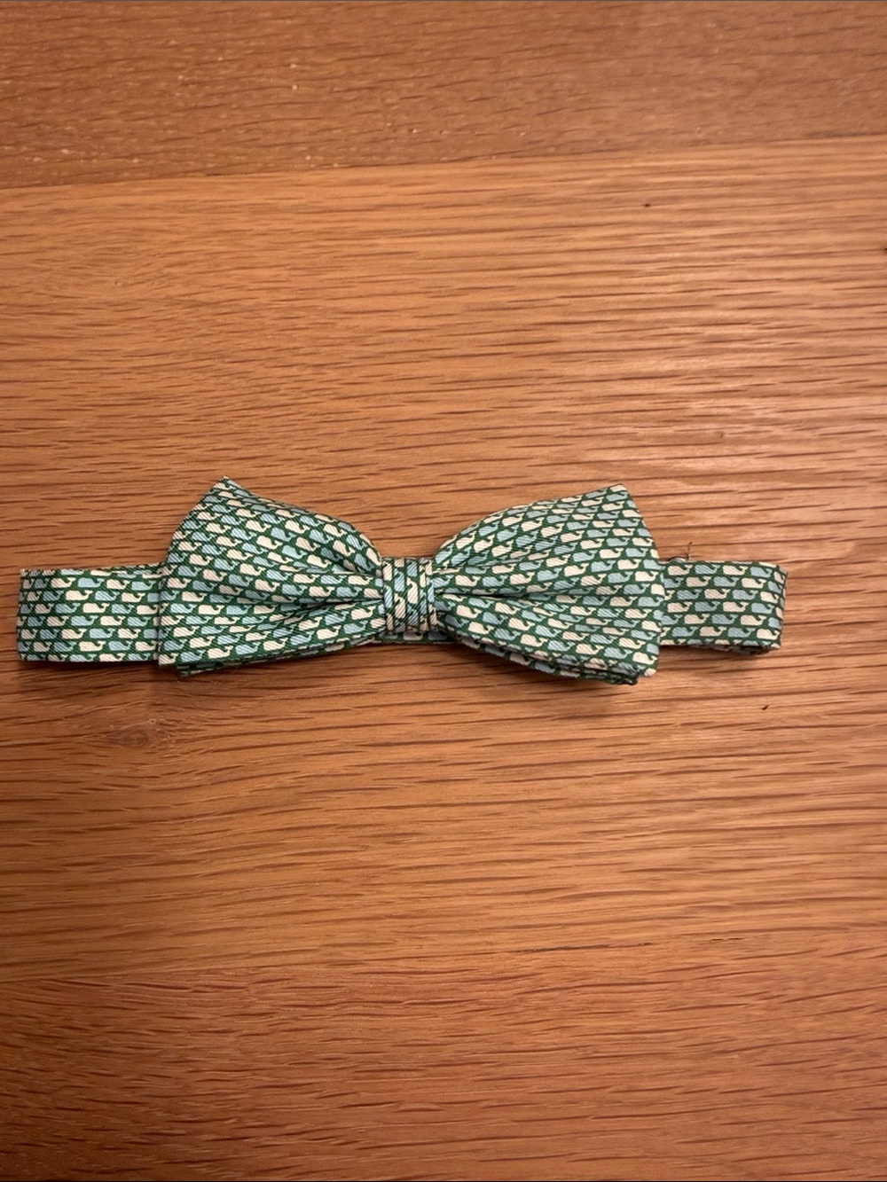 Green Vineyard Vines Patterned Boy’s Bow Tie